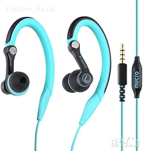 Нови Спортни слушалки с кабел и микрофон/ Бягане Спорт, снимка 1