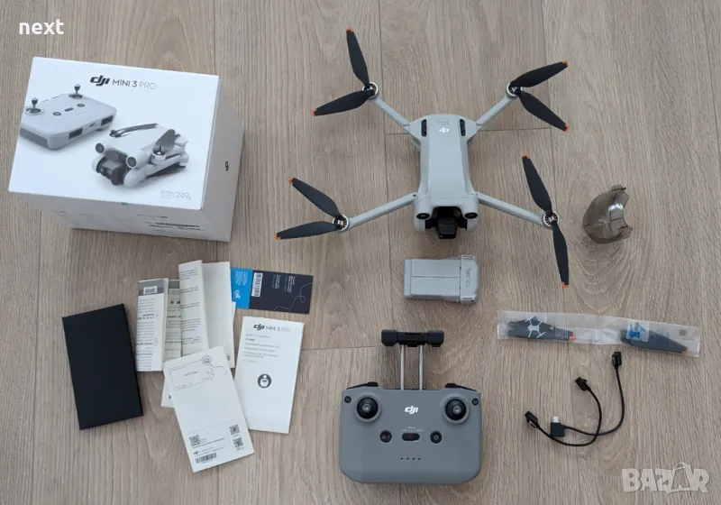 Дрон DJI Mini 3 Pro в ГАРАНЦИЯ като НОВ dron, снимка 1