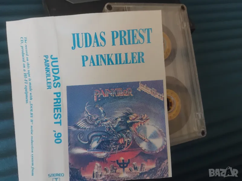 Judas Priest – Painkiller - аудио касета музика, снимка 1