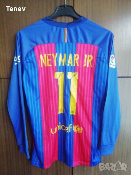 Barcelona Neymar Jr Nike оригинална тениска фланелка блуза Неймар Барселона дълъг ръкав XL, снимка 1