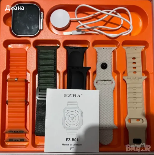 Стилен смарт часовник, Smart Watch Ezra, 5+1 SW133, снимка 1