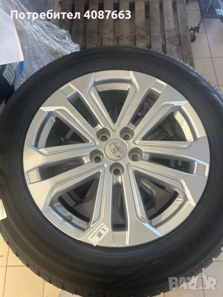 Комплект алуминиеви джанти със зимни гуми Yokohama 225/60/18 , снимка 1