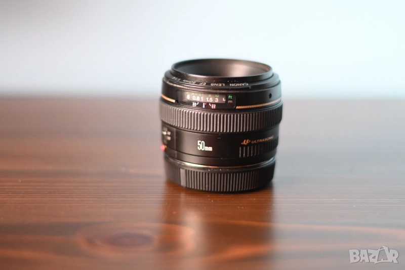 Обектив Canon EF 50mm f1.4 USM, снимка 1