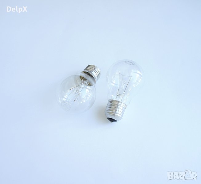 Лампа обикновена прозрачна с цокъл E27 220V 25W, снимка 1