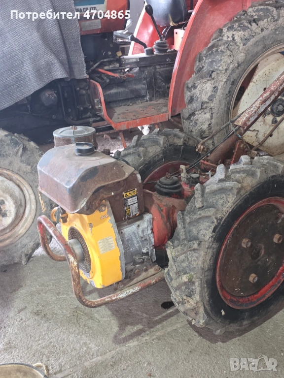 Мотокултиватор с плуг и фрезичка работещ!, снимка 1