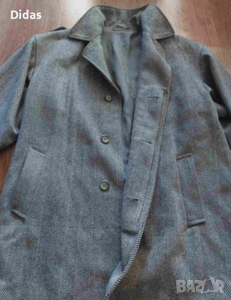 Топло мъжко палто - вълнено 100% Original, снимка 1