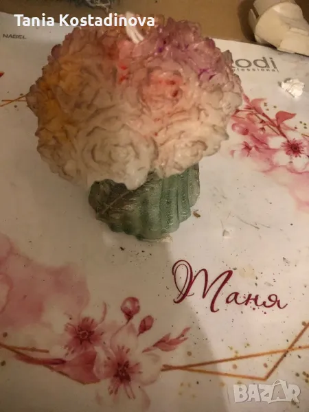 Ароматна свещ собствено производство , снимка 1