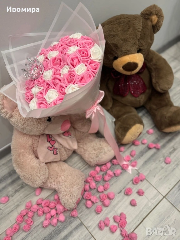 Букет от вечни рози, снимка 1