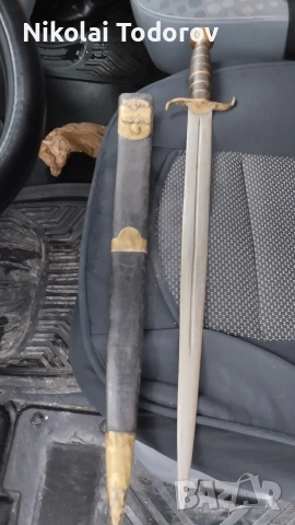 Средновековен къс меч, снимка 2 - Бойно оръжие - 53689005