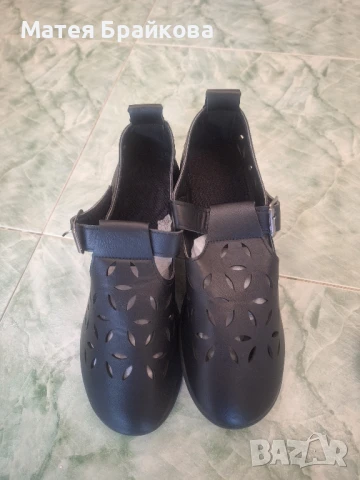 черни обувки на ток, снимка 1