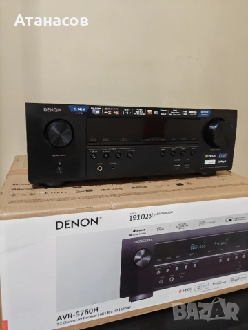 Denon AVR S750H 7.2 Dolby Atmos Bluetooth Wi-Fi HDMI USB Network 4K ресийвър за домашно кино , снимка 13 - Ресийвъри, усилватели, смесителни пултове - 52412361