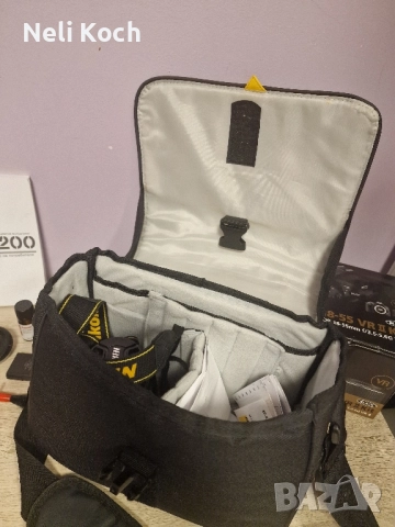 Фотоапарат Nikon d5200 18-55 vr kit, Подарък чанта, Карта памет + 2бонуса, снимка 5 - Фотоапарати - 52447776