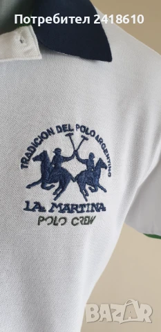 La Martina Pique Cotton  Mens Size M НОВО! ОРИГИНАЛ! Мъжка Тениска!, снимка 9 - Тениски - 50486626