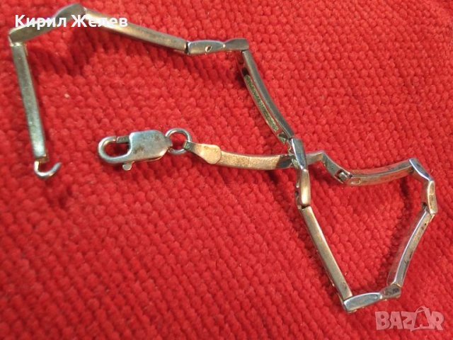 СТИЛНА ВИНТИДЖ АРТ СРЕБЪРНА ГРИВНА СРЕБРО 925 с ЦИКОНИ ЧАСТ от КОМПЛЕКТ 41924