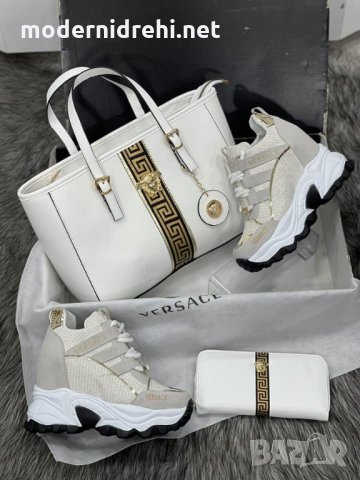 Дамска чанта портфейл и кецове Versace код 140, снимка 1 - Дамски ежедневни обувки - 34543205