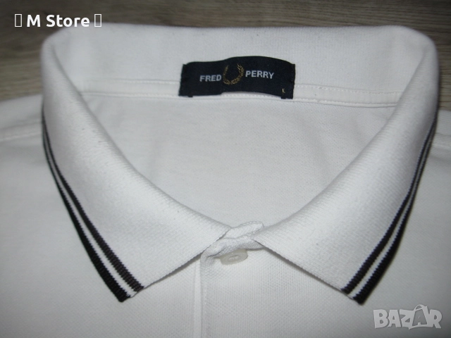 Fred Perry мъжка тениска, памучна риза с яка, снимка 4 - Тениски - 51457158