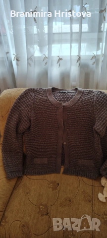 Комплект 5 плетива (пуловери/жилетки) в сиво-бежови тонове – Topshop, Betty Barclay (S/M, EUR 36–38), снимка 6 - Блузи с дълъг ръкав и пуловери - 53140963