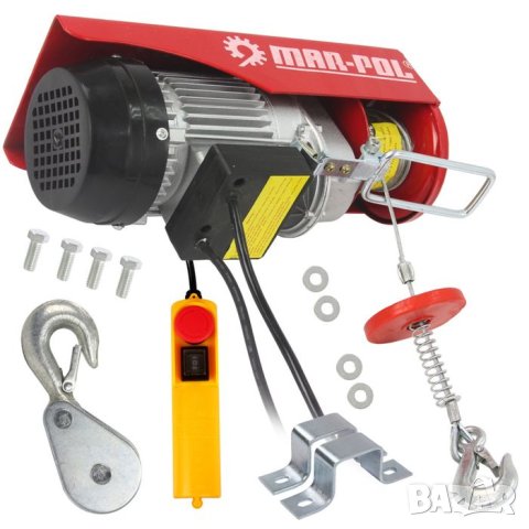 Лебедка телфер 125/250кг 12м. 500w., снимка 1