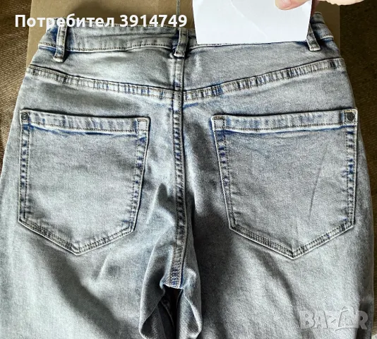НОВИ jeans / дънки права кройка, стандартна височина на колана, до глезена 98% памук, снимка 3 - Дънки - 50410786