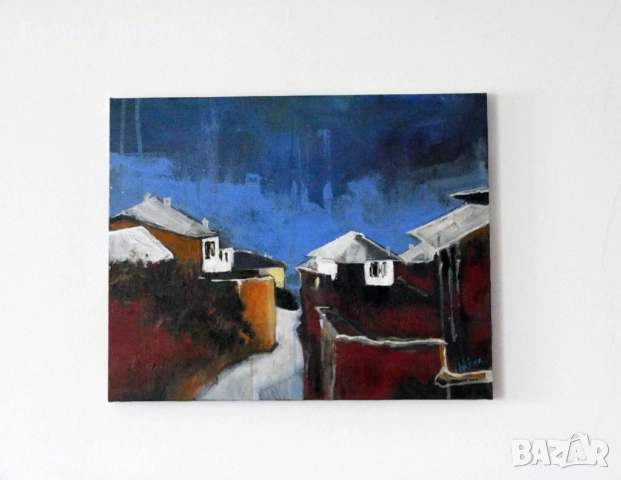 Зимна картина за подарък