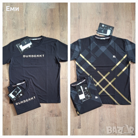 BURBERRY мъжки големи тениски, снимка 1 - Тениски - 44589811