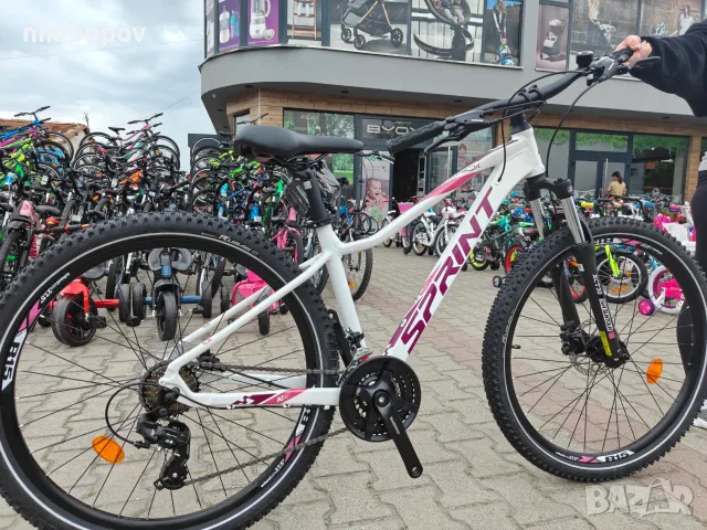 Промо велосипед 27.5" Sprint MAVERICK LADY S бял, снимка 11 - Велосипеди - 56070547