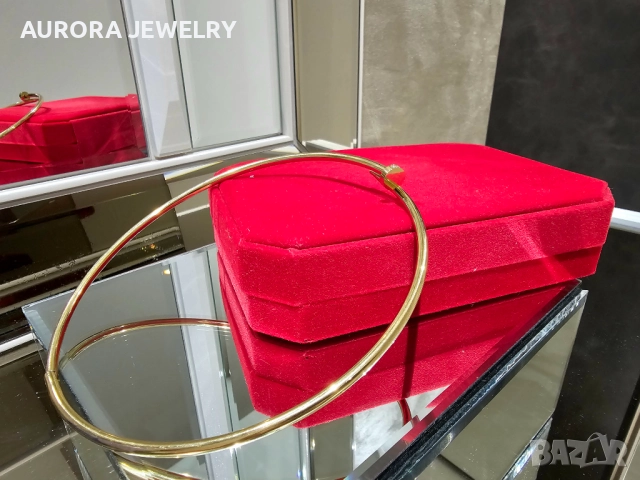 CARTIER Nail Juste un Clou Classic Gold Diamonds Колие Пирон, снимка 4 - Колиета, медальони, синджири - 52833141