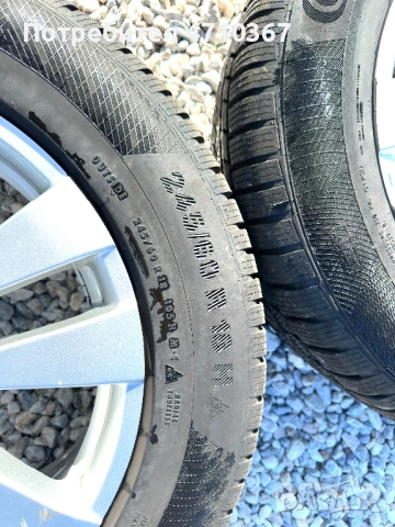 Джанти 18 от Grand Cherokee 5x127, ET40, 8J, с гуми 245/60 Continental, снимка 9 - Гуми и джанти - 53843299