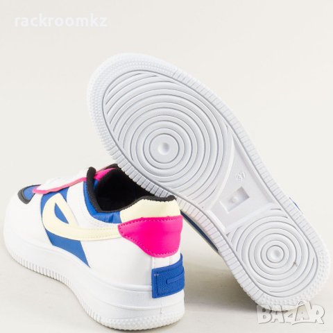 Модни дамски кецове ОX-20023-6 White/blue, снимка 2 - Кецове - 42167926