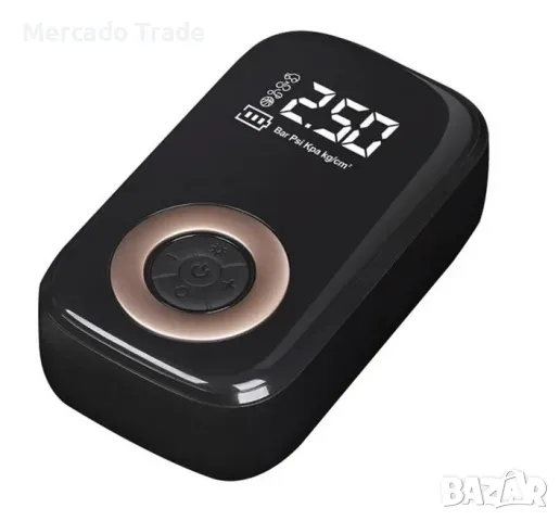 Преносима електрическа помпа за гуми Mercado Trade, LED светлина, 3 функции, снимка 4 - Аксесоари и консумативи - 50094359