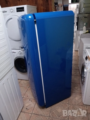 Син хладилник с вътрешна камера ретро дизайн Smeg 2 години гаранция!, снимка 6 - Хладилници - 52396517