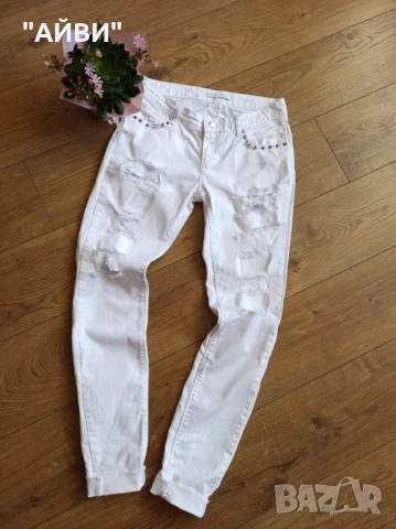 Дамски маркови  дънки и топ, снимка 8 - Дънки - 50861125