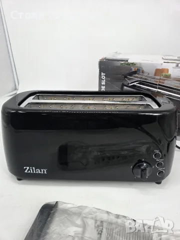 Тостер Zilan ZLN-2713 е с мощност 1400W и има 5 степени на изпичане.Устройството разполага с 4 слот, снимка 4 - Тостери - 55774805