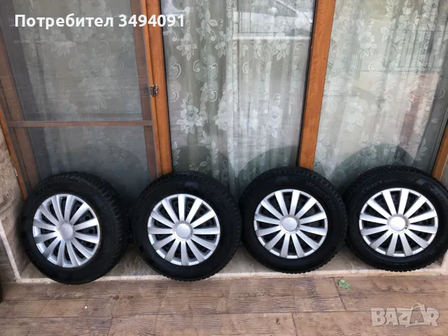 ЗИМНИ ГУМИ С ДЖАНТИ 14 - 175/70/14 - KUMHO, снимка 1 - Гуми и джанти - 47912614