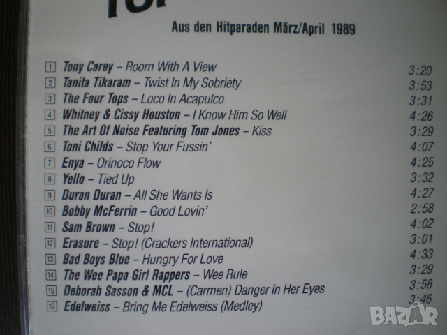 Club Top 13 - Die Internationalen Top Hits - März/April '89, снимка 4 - CD дискове - 44640110