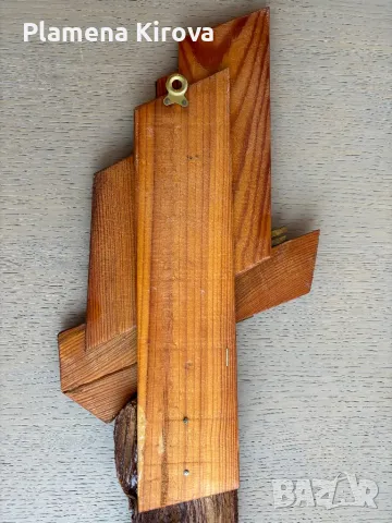 Дървена декорация за окачване, снимка 3 - Декорация за дома - 48803408