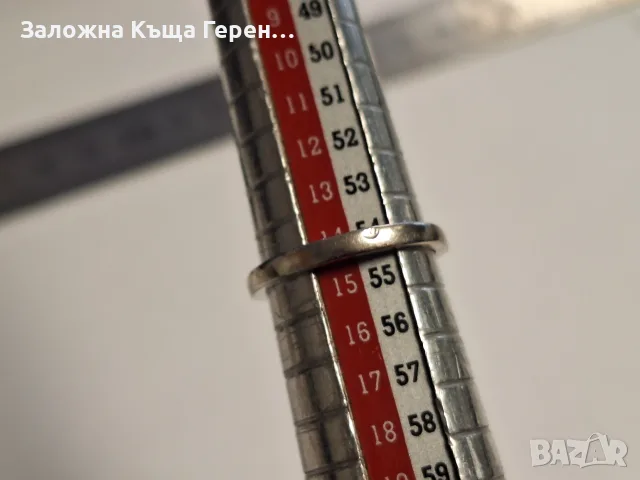 Сребърен пръстен 2.72гр, снимка 3 - Пръстени - 56180811
