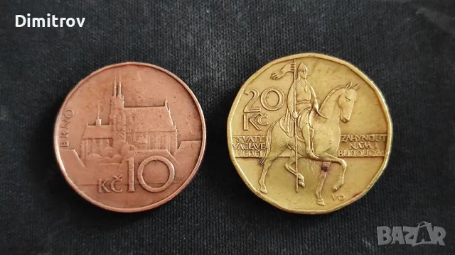 Лот монети Чехия