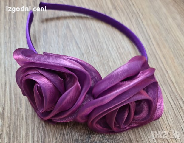 Красива диадема с ерозии в лилав цвят, снимка 6 - Аксесоари за коса - 35758661