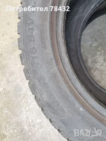 Зимни гуми 205/55/16 Kumho - 2 броя, снимка 3 - Гуми и джанти - 49547629