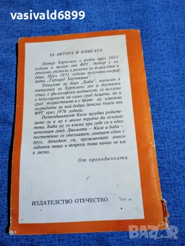 Петер Хертлинг - Баба , снимка 3 - Детски книжки - 48169098