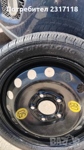 Чисто нова резервна гума с джанта патерица за BMW 3 125/70/16, снимка 4 - Гуми и джанти - 53824011