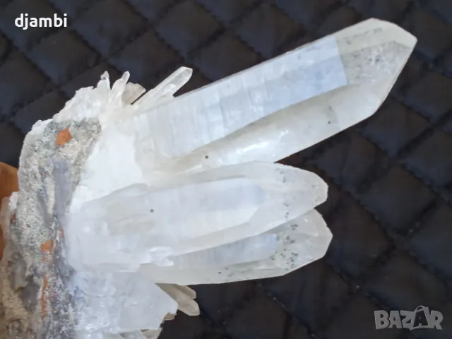 №226,Кварц,Кварцова друза,Планински кристал,Кристали,Минерали,Родопи,Мадан,, снимка 6 - Други - 49033982