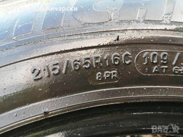 Единична бусова гума 215 65 16 C Ц Мишелин Michelin 1 брой единична 1 broi guma Нов внос Не е нова , снимка 4 - Гуми и джанти - 41613459