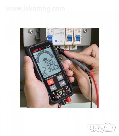 ДИГИТАЛЕН СМАРТ МУЛТИМЕТЪР HABOTEST HT112B 600 V 600 MA С ДВОЙНА СКАЛА И TRUE RMS - код HT112B, снимка 8 - Други инструменти - 33895559