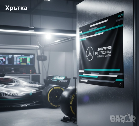Mercedes-AMG F1 Team Flag - Оригинално знаме , снимка 2 - Други - 50234386