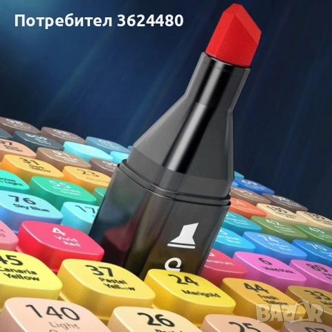 168 броя Маркери за рисуване в чанта с цип , снимка 8 - Рисуване и оцветяване - 53358749