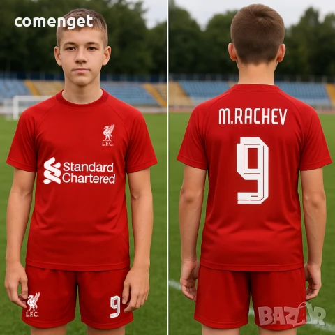 DRI-FIT! Детски, Мъжки екипи /тениска + шорти/ LIVERPOOL / ЛИВЪРПУЛ с ИМЕ и НОМЕР по избор!, снимка 3 - Детски комплекти - 34142399