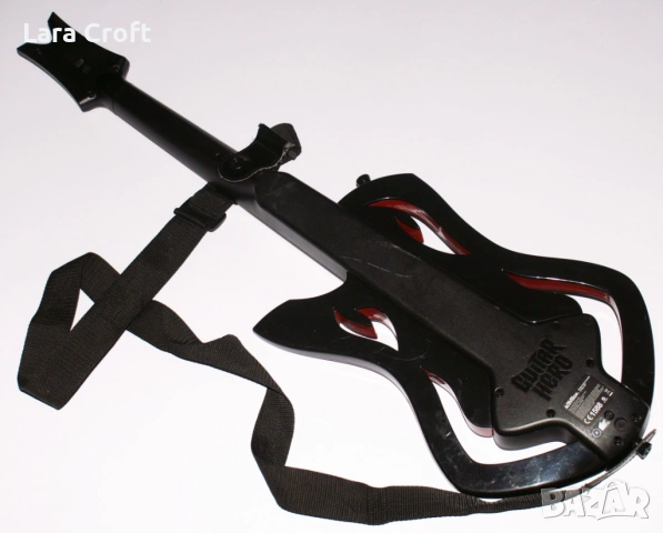 Xbox 360 Guitar Hero Warriors of Rock Wireless Guitar Controller, снимка 4 - Аксесоари - 53242830