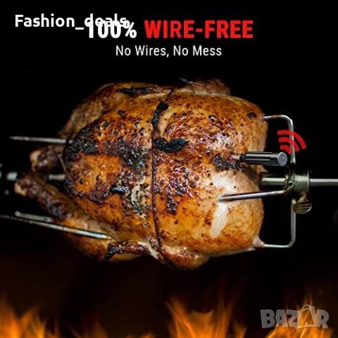 Нов 150M Безжичен Bluetooth термометър за месо за печене на скара/Барбекю Фурна, снимка 5 - Други стоки за дома - 41538469